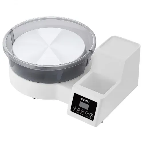 VEVOR Töpferscheibe Elektrisch 450 W, Töpferdrehmaschine 28 cm Drehteller (Aluminium), Töpfermaschine mit Fußpedal & 30–300 U/min Einstellbarer Drehzahl & PP-Gehäuse, für Anfänger DIY-Tonkunst, Weiß – Bild 10