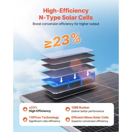 VEVOR Bifaziales Solarpanel 100 W 2er-Pack, 23% Hocheffizientes Monokristallines N-Typ-PV-Modul mit MC4-Ausgang & Alu-Rahmen, IP67 wasserdichtes Solarmodul für Auto, Boot, RV, netzunabhängig – Bild 3