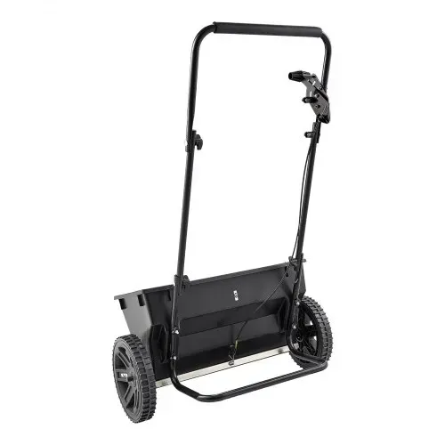 VEVOR Streuwagen, 22,6 kg Fassungsvermögen, Schleuderstreuwagen mit Einfülltrichter, 460 mm Streubreite & 30 Einstellmöglichkeiten, 25,4 cm Reifen, Düngerstreuer für Saatgut, Dünger – Bild 10