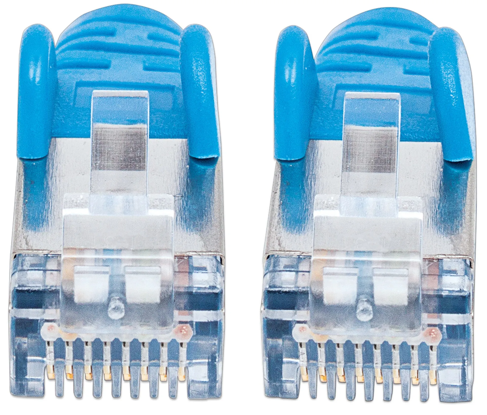 Intellinet Premium Netzwerkkabel, Cat6a, S/FTP, 100% Kupfer, Cat6a-zertifiziert, LS0H, RJ45-Stecker/RJ45-Stecker, 3,0 m, blau – Bild 3