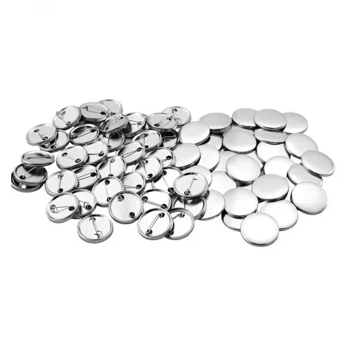 VEVOR Buttonrohlinge 200-tlg. 32mm für Buttonmaschine mit Sicherheitsnadel, Transparente Mylar-Folie & Runde Blanko-Papiere für DIY-Projekte zu Hause Schulveranstaltungen & Individuelle Studios – Bild 10