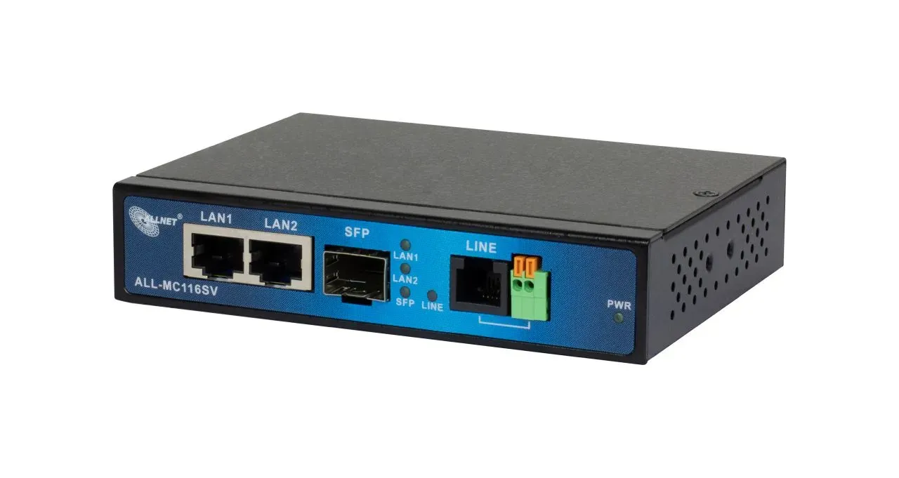 ALLNET ISP Bridge Modem VDSL2 mit Vectoring/Point-to-Point Slave-Modem „unmanaged „ALL-MC116SV-VDSL2“ ALLNET ISP Bridge Modem VDSL2 mit Vectoring/Point-to-Point Slave-Modem „unmanaged „ALL-MC116SV-VDSL2“