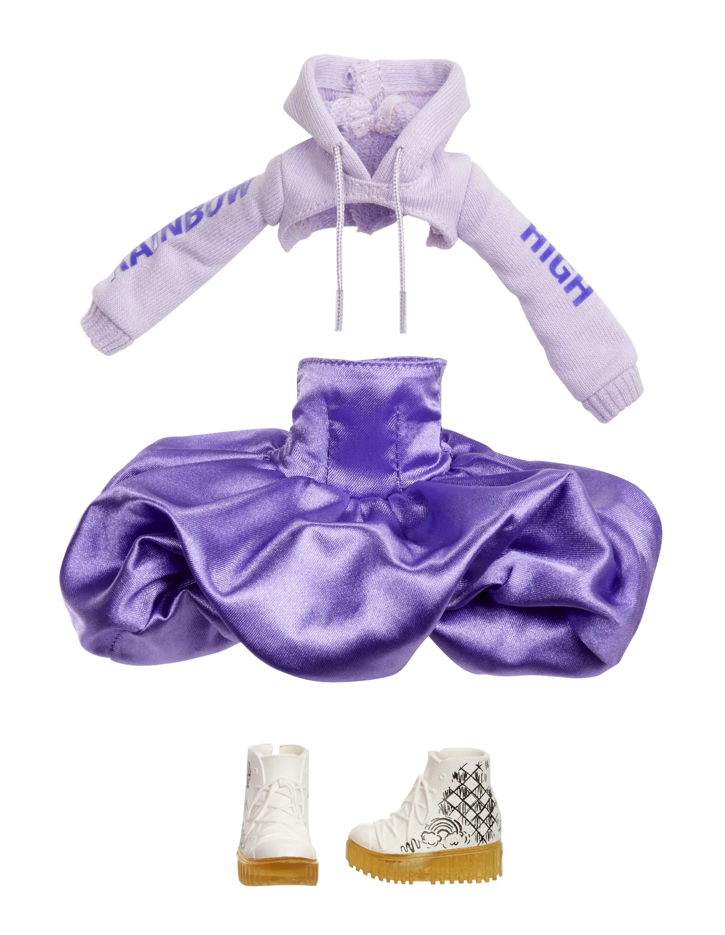 Rainbow High Sparkle & Shine Fashion Dolls- Viola (Purple) – Bild 5