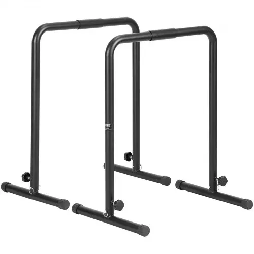 VEVOR Dip-Stangen Dip-Ständer-Station mit Einstellbarer Höhe, 200 kg Fitness-Workout-Dip-Stangen-Station, Stabilisator, Parallette-Liegestützständer, Parallelbarren Krafttraining im Heim-Fitnessstudio – Bild 9