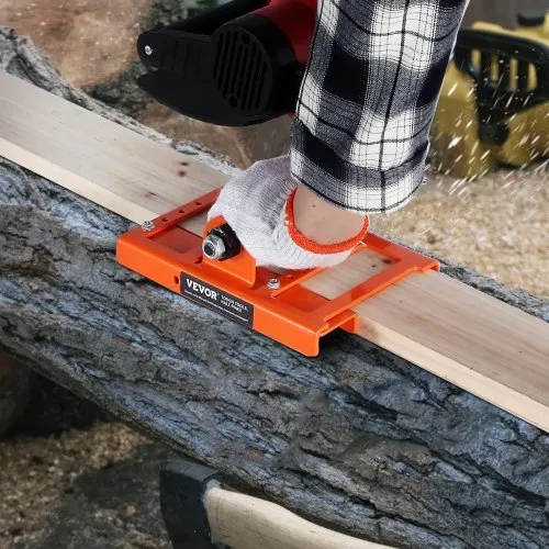 VEVOR Vertikale Holzschneideführung aus Gusseisen Sägewerk 5,1-15,2cm Max. Schnittbreite Kettensägenmühle Kettensägewerk 208x145x67mm Geeignet für eine Vielzahl von Holzschneideanforderungen – Bild 7