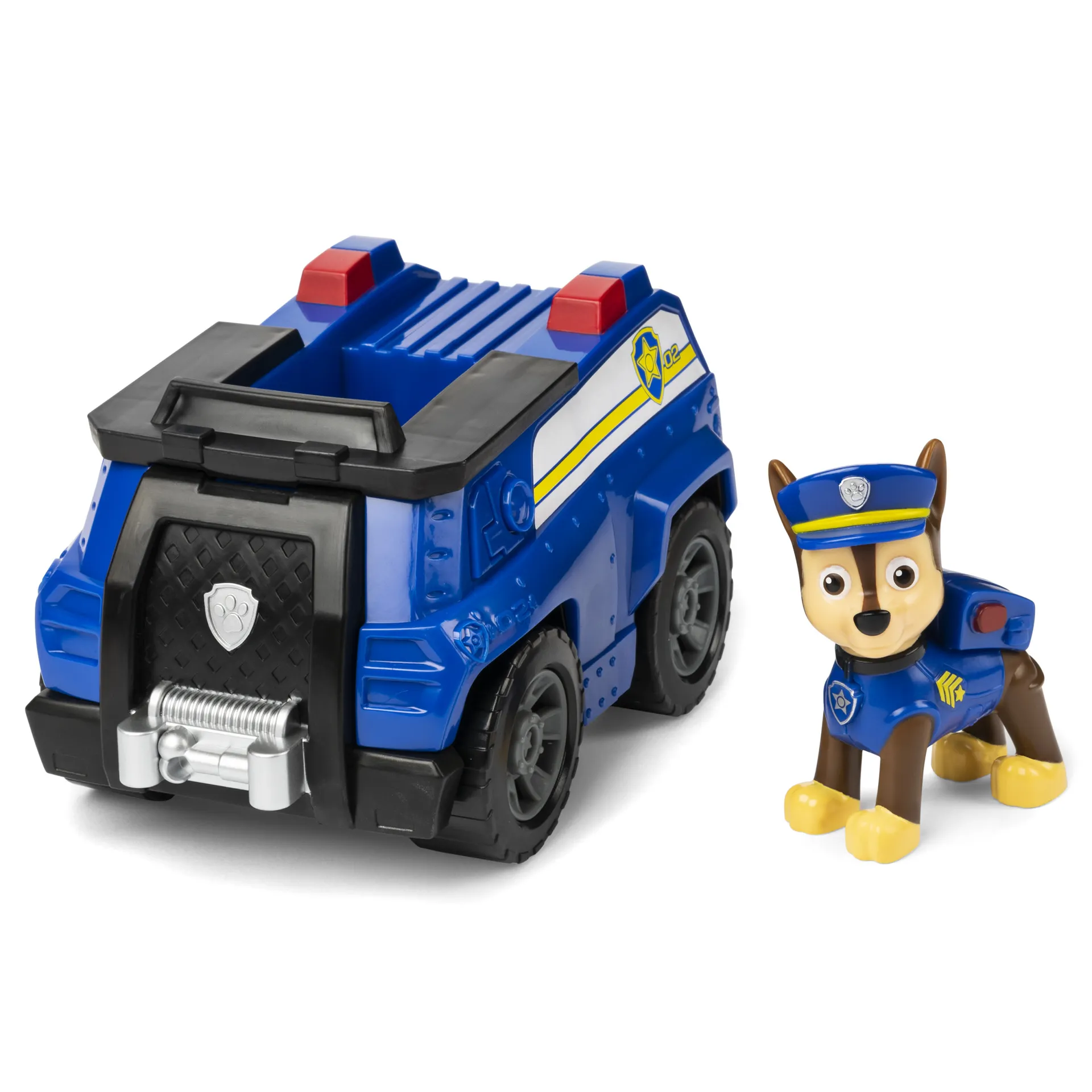 PAW Patrol , Polizei-Fahrzeug mit Chase-Figur (Sustainable Basic Vehicle/Basis Fahrzeug) – Bild 5