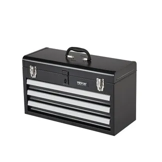 VEVOR Werkzeugkiste 520x218x304mm, Werkzeugkasten mit 3 Schubladen, Werkzeugkoffer mit EVA-Einlagen, Schubladenverriegelung mit Kugellagern und Pulverbeschichtung, multifunktionaler Werkzeug-Organizer VEVOR Werkzeugkiste 520x218x304mm, Werkzeugkasten mit 3 Schubladen, Werkzeugkoffer mit EVA-Einlagen, Schubladenverriegelung mit Kugellagern und Pulverbeschichtung, multifunktionaler Werkzeug-Organizer