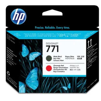 HP 771 Mattschwarz/Chromrot DesignJet Druckkopf HP 771 Mattschwarz/Chromrot DesignJet Druckkopf