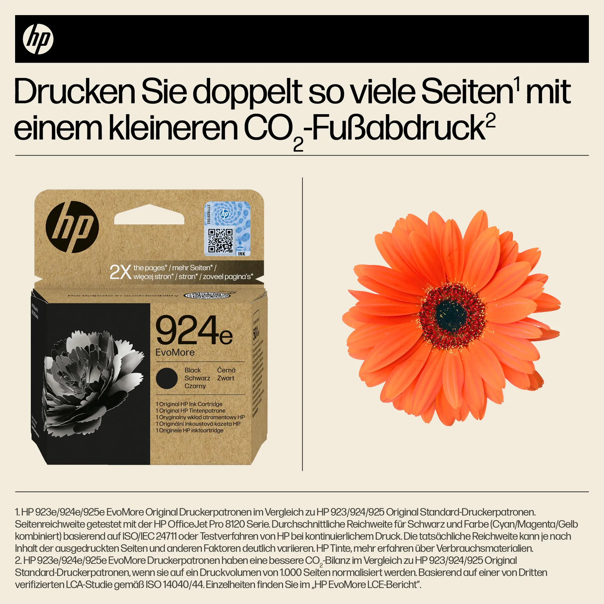 HP 924e EvoMore Schwarz Original Druckerpatrone – Bild 5
