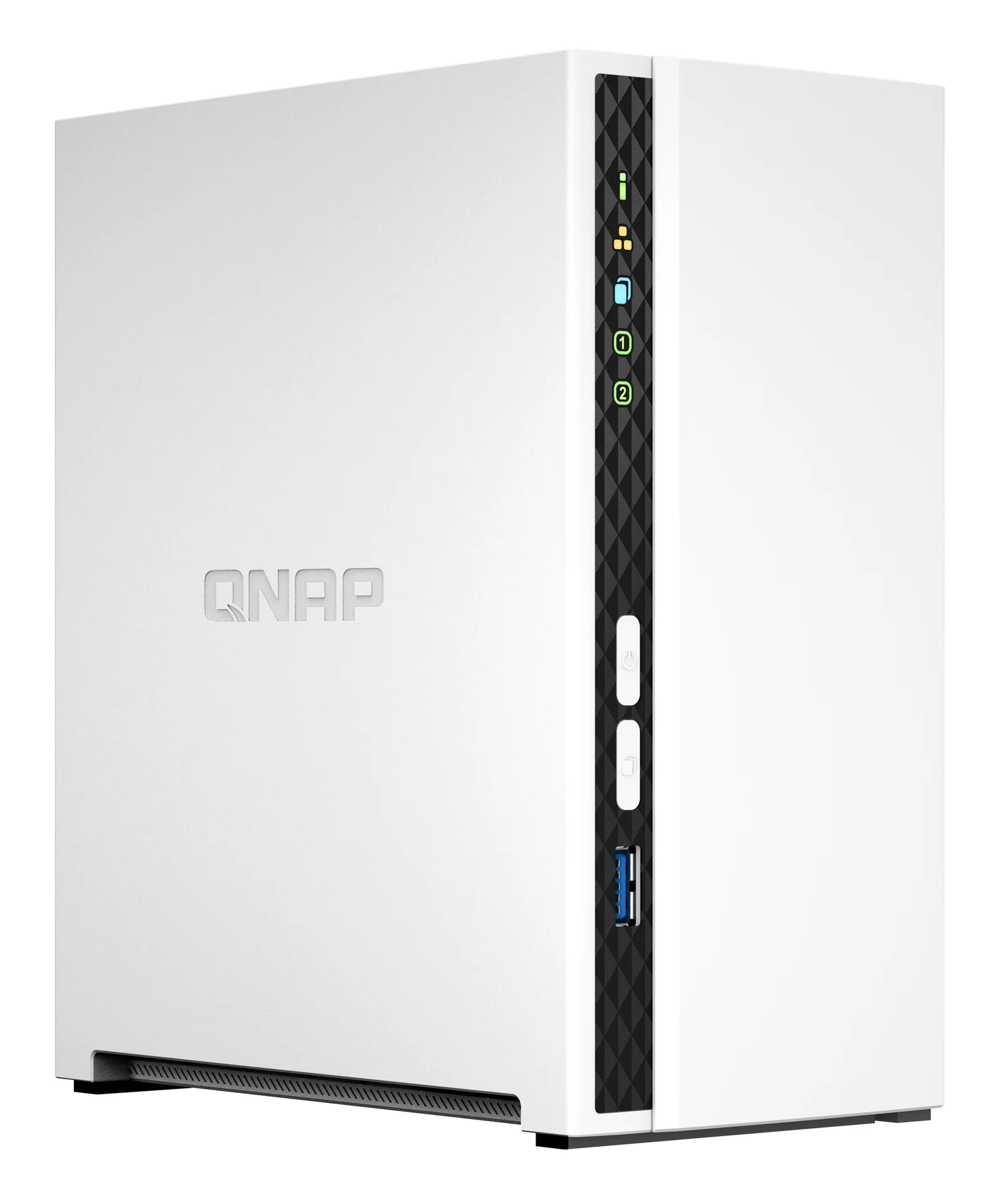QNAP TS-233 NAS & Speicherserver Tower ARM Cortex-A55 2 GB 0 TB QNAP QTS Weiß – Bild 3
