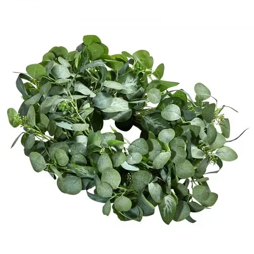 VEVOR Künstlicher Dekokranz, 66,04 cm, Saisonkranz, verziert mit Eukalyptusblättern, Beeren, dornigen Stielen, Türkranz für alle Jahreszeiten, für drinnen & draußen, Hauswand, Fenster, Festdekoration – Bild 10