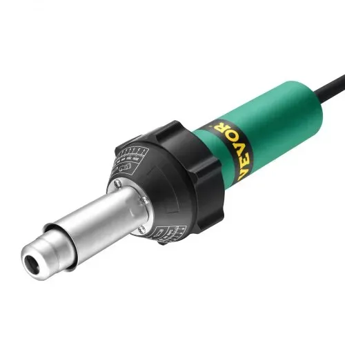 VEVOR Heißluft-Kunststoffschweißgerät, 1600 W Heißluftpistole, 50–600 °C PVC TPO Vinyl Schweißbrenner, Hot Air Welder Set mit 11 Zubehörteilen – Werkzeugkasten, Düse, Rolle, Klingen für PP/PE/PVC – Bild 8