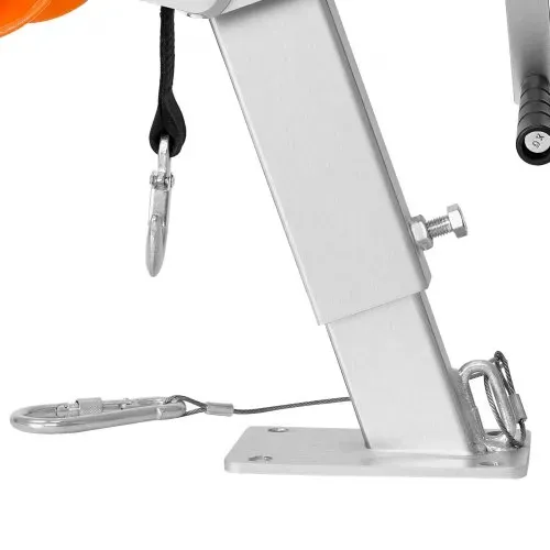 VEVOR Bootsanhänger-Sitz mit Rolle, 544kg Winde & 51mm x 7,6m Windengurt, Bootswindenhalterung mit U-Bolzen für 50,8–76,2mm B x 76,2–101,6mm H Anhängerkupplung, Jetski, Segelboot, Schnellboot – Bild 9