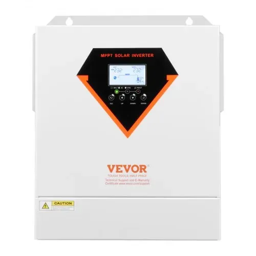 VEVOR Hybrid-Solarwechselrichter, 3500 W, All-in-One-Sinus-Wechselrichter mit Ladegerät, 24 V DC auf einphasig 220/230 V AC, mit integriertem 100-A-MPPT-Solarladeregler, für netzunabhängige Blei-Säure-Lithium-Batteriesysteme – Bild 9
