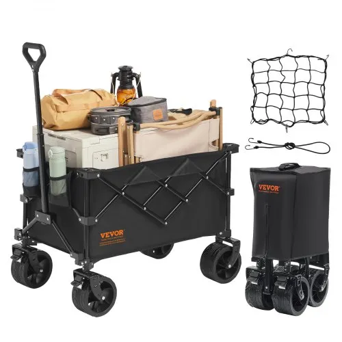 VEVOR Bollerwagen 855 x 500 x 1070 mm Kinderwagen aus 600D Oxford-Stoff mit PVC-Beschichtung Strandwagen 113 L Speicherkapazität max. 113 kg Tragfähigkeit Transportkarre Gerätewagen Handwagen VEVOR Bollerwagen 855 x 500 x 1070 mm Kinderwagen aus 600D Oxford-Stoff mit PVC-Beschichtung Strandwagen 113 L Speicherkapazität max. 113 kg Tragfähigkeit Transportkarre Gerätewagen Handwagen