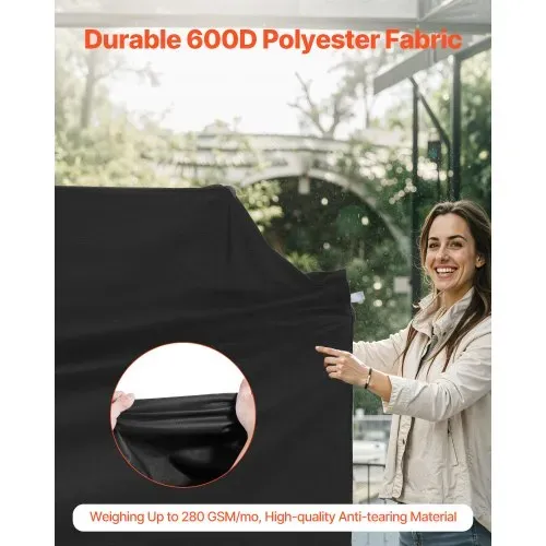 VEVOR Grillabdeckung Abdeckhaube Grillhaube (1651 mm) Abdeckplane für Außengrills, wasserdicht & wetterbeständig, strapazierfähiges 600D-Polyester, einfaches An- und Ausziehen, mit Klettbändern VEVOR Grillabdeckung Abdeckhaube Grillhaube (1651 mm) Abdeckplane für Außengrills, wasserdicht & wetterbeständig, strapazierfähiges 600D-Polyester, einfaches An- und Ausziehen, mit Klettbändern