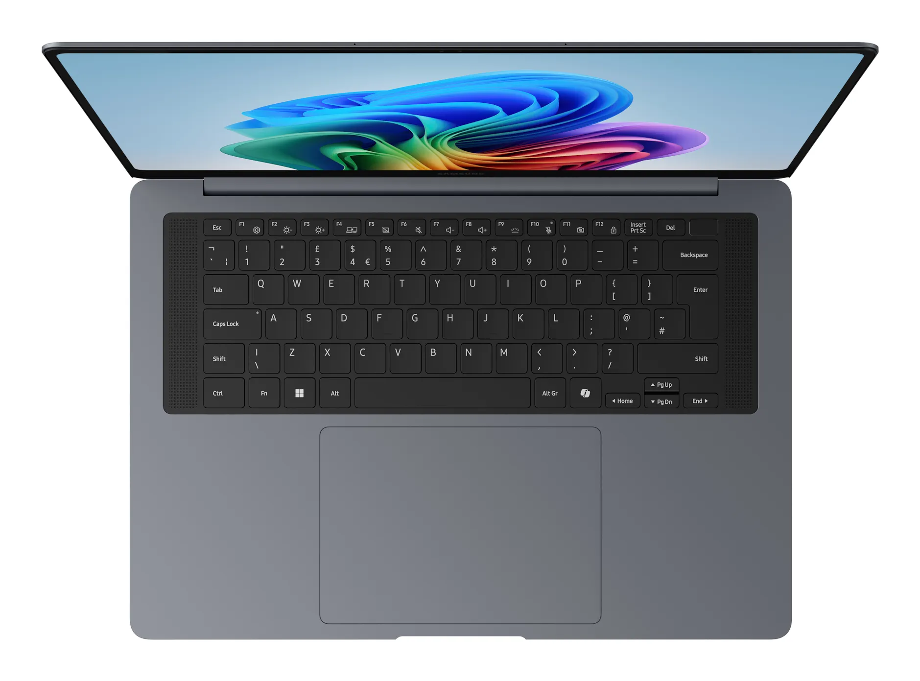 Samsung Galaxy Book6 Pro Copilot+ PC Intel Core Ultra 7 356H Laptop 40,6 cm (16") Touchscreen WQXGA+ 32 GB LPDDR5x-SDRAM 1 TB SSD Wi-Fi 7 (802.11be) Windows 11 Pro Grau – Bild 2