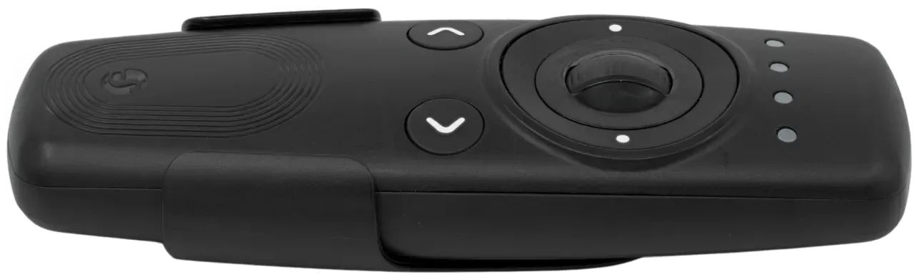 Shelly · Plug & Play · "Blu Remote Control ZB black" · Fernbedienung inkl. Halterung · BT · Zigbee · 4 Kanäle · Gestensteuerung · Scrollrad · 2x AAA – Bild 3