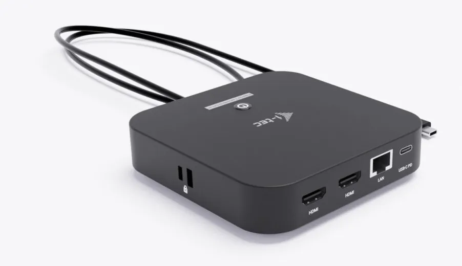 i-tec USB-C Dual HDMI Docking Station with Power Delivery 100 W – Bild 2