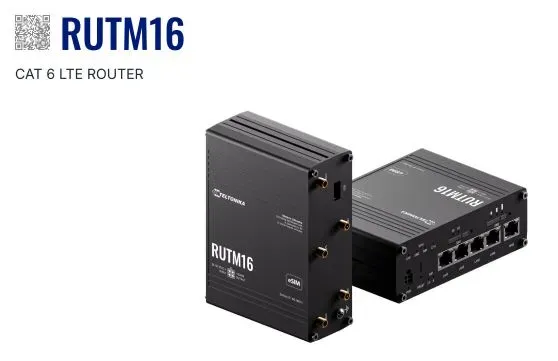 Teltonika · Router · RUTM16 · LTE Global Router CAT6 Teltonika · Router · RUTM16 · LTE Global Router CAT6