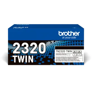 Brother TN-2320TWIN Tonerkartusche 1 Stück(e) Original Schwarz Brother TN-2320TWIN Tonerkartusche 1 Stück(e) Original Schwarz