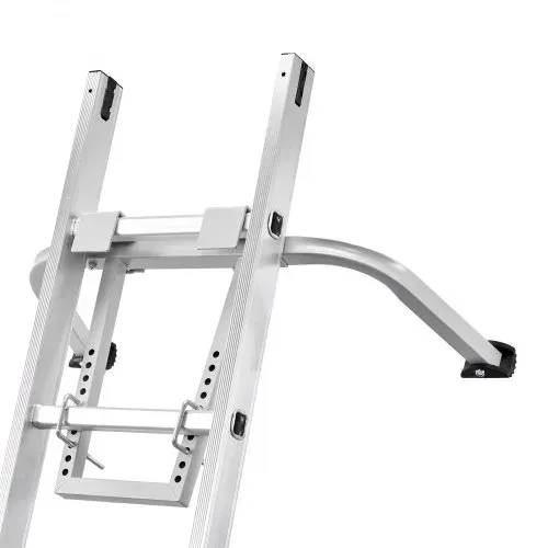 VEVOR Leiterstabilisator 150 kg, Stahlleiter-Dachhaken, Leiterstabilisator mit Flügelspannweite/Wandverlängerungszubehör, Wandleiter-Abstandshalter, stabile Leiterabstandshalterarme für Dachrinnen – Bild 8