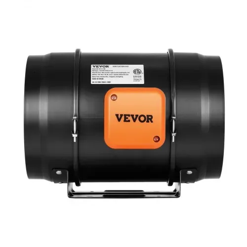 VEVOR Inline Kanalventilator, 8 Zoll 807 CFM mit Temperatur-Feuchtigkeitsregler, leiser EC-Motor Belüftung Abluftventilator für Kühlung Booster, Wachstumszelte, Hydrokultur – Bild 10