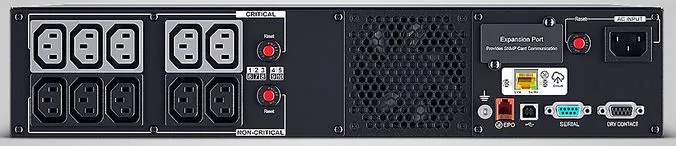 CyberPower USV, PR Tower/19"-PRIII-Serie, 750VA/750W, 2HE, Line-Interactive, reiner Sinus, LCD, USB/RS232/CLOUD Interface, – Bild 4
