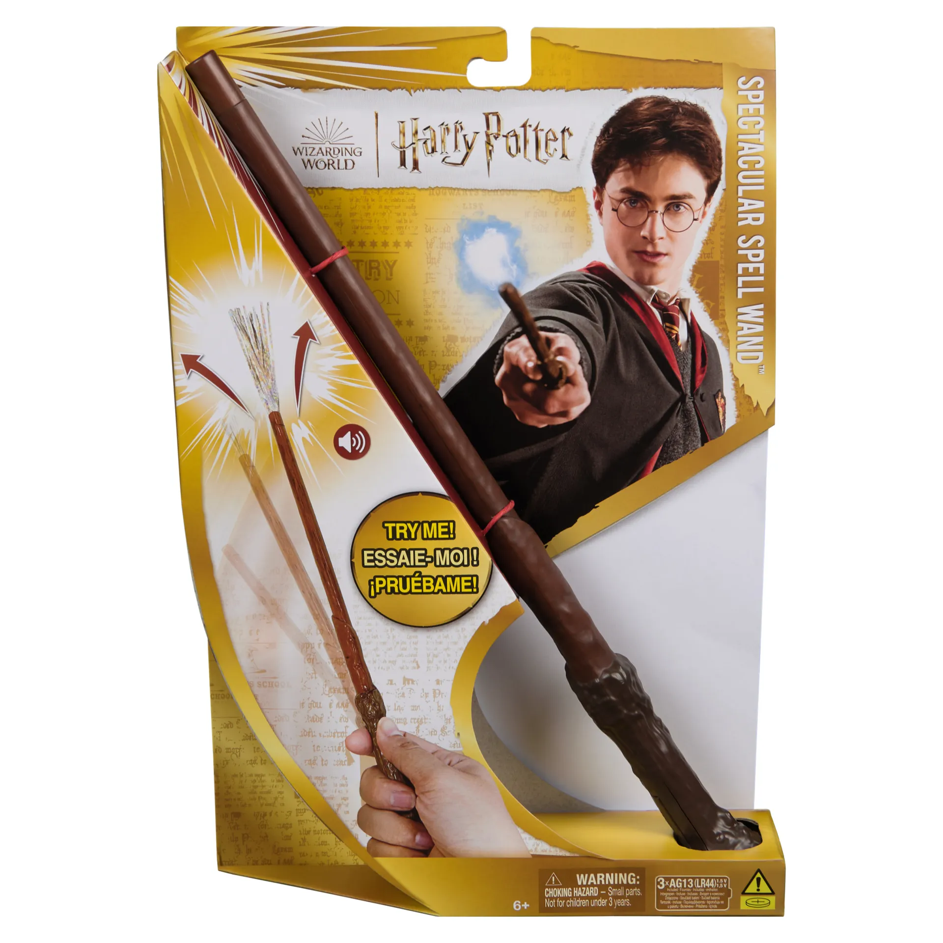 Wizarding World Harry Potter – Zauberstab mit Vibrationseffekt und Sound, ca. 31 cm Wizarding World Harry Potter – Zauberstab mit Vibrationseffekt und Sound, ca. 31 cm