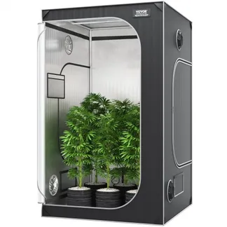 VEVOR Grow-Zelt, 122 x 122 x 203 cm, Indoor-Growzelt, hydroponische Fenstertür-Ablage VEVOR Grow-Zelt, 122 x 122 x 203 cm, Indoor-Growzelt, hydroponische Fenstertür-Ablage