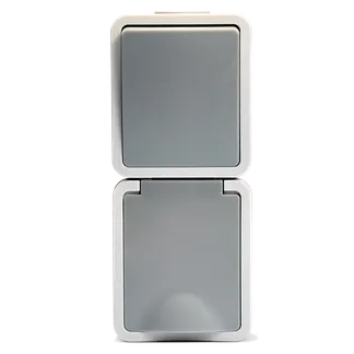 Feuchtraum Kombi-Dose McPower “Fix“,Schalter+Steckdose,Steckanschluss, 250V~, AP Feuchtraum Kombi-Dose McPower “Fix“,Schalter+Steckdose,Steckanschluss, 250V~, AP