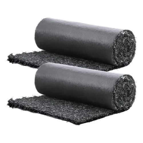 VEVOR Gummimulch 2er-Set, Gummimulchmatte 2,44 x 0,56 m, permanenter Gummiweg, schwarze Mulch-Garteneinfassung für Pflanzen, Gemüse und Blumen, Unkrautvlies Gartenvlies Gartenbarriere VEVOR Gummimulch 2er-Set, Gummimulchmatte 2,44 x 0,56 m, permanenter Gummiweg, schwarze Mulch-Garteneinfassung für Pflanzen, Gemüse und Blumen, Unkrautvlies Gartenvlies Gartenbarriere