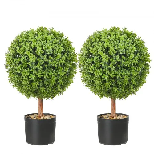 VEVOR 2x Buchsbaumkugel Künstlich 559mm Garten Deko Buchsbaum im Blumentopf Kugel künstlich Buchskugel Kunstpflanze aus PE, Holz, PP inkl. 4 Stk. Dekorative Schmetterlinge und 10 Stk. Ersatzblätter VEVOR 2x Buchsbaumkugel Künstlich 559mm Garten Deko Buchsbaum im Blumentopf Kugel künstlich Buchskugel Kunstpflanze aus PE, Holz, PP inkl. 4 Stk. Dekorative Schmetterlinge und 10 Stk. Ersatzblätter