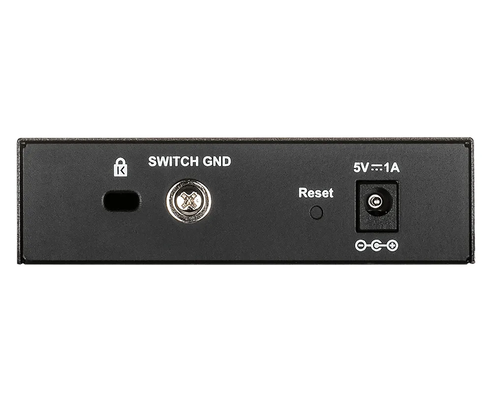 D-Link DGS-1100-05V2/E Netzwerk-Switch Managed L2 Gigabit Ethernet (10/100/1000) Schwarz – Bild 2