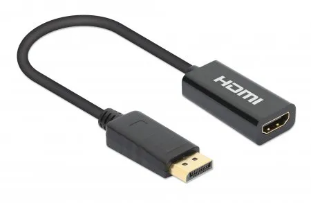 Manhattan 153713 Kabeladapter DisplayPort HDMI Schwarz – Bild 2