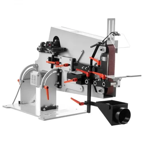 VEVOR Bandschleifmaschine 1500W, Bandschleifer mit 3 Stk. (1829-2083)x51mm mm Schleifbändern, 600-6000U/min Verstellbarer Bandpolierer mit 3 Modi & Max. 32m/s Bandgeschwindigkeit für Metallbearbeitung – Bild 9