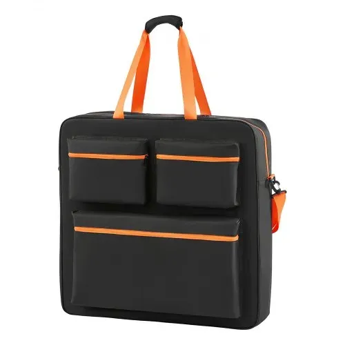 VEVOR Aufbewahrungstasche für 2x 200W Faltbare Solarpanele Schwarz & Orange, Tragbare Solarmodul Tasche für Outdoor Camping Ausflug & Wohnmobile, aus Polyesterfaser, Wasserdicht, mit Schultergurten – Bild 9