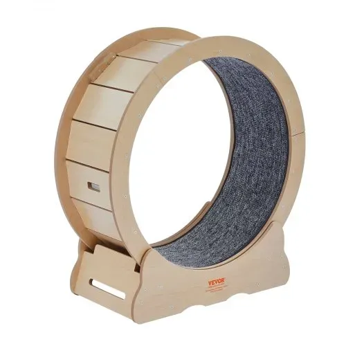 VEVOR Katzenlaufrad, 750 mm, Katzenlaufband für den Innenbereich, mit abnehmbarem Laufband, Katzen-Teaser zum Laufen, Gehen, Training, Laufrad Katzen, geeignet für die meisten Katzen bis zu 3,6 kg – Bild 9