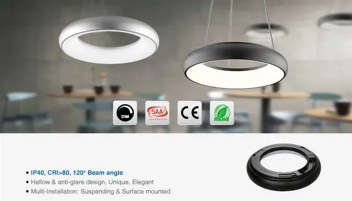 Synergy 21 LED Rundleuchte Donut nw silber 35w – Bild 5