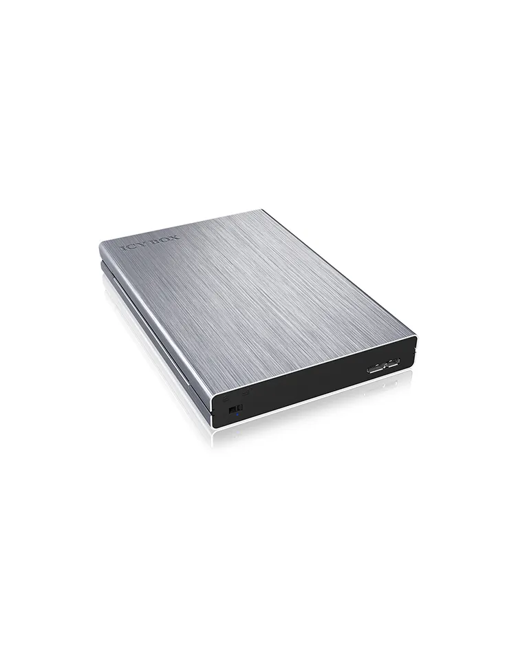 ICY BOX IB-241WP, Ext. HDD-Gehäuse, 1x 2,5" SATA (I/II/III 6Gbit/s) HDD zu USB 3.2 Gen 1 UASP Host, Aluminium, mit einstellbarem Schreibschutz – Bild 4