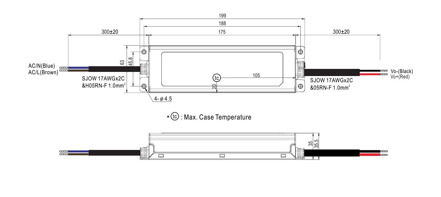 MEAN WELL Netzteil - 24V 100W IP67 DALI – Bild 2