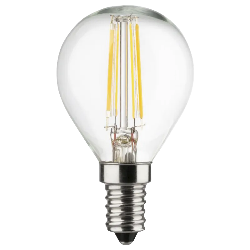 LED Filament Tropfenlampe, E14, 4W, 470lm, 2700K, warmweiß, 3er Set LED Filament Tropfenlampe, E14, 4W, 470lm, 2700K, warmweiß, 3er Set