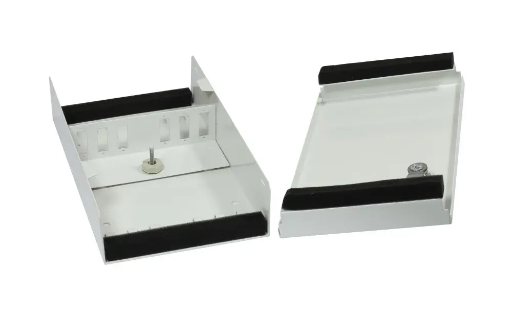 LWL-Wandverteiler Mini(Aufputz), für LC/SC, B150/H265/T55mm, ohne Kupplungen/Spleißkassette, weiss, Synergy 21, – Bild 5