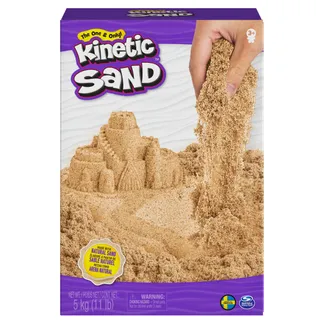 Kinetic Sand – 5 kg naturbraun, magischer kinetischer Sand für Indoor-Sandspiel, Original aus Schweden, bekannt aus Kindergärten, für kreatives, entspanntes Indoor-Sandspiel, ab 3 Jahren Kinetic Sand – 5 kg naturbraun, magischer kinetischer Sand für Indoor-Sandspiel, Original aus Schweden, bekannt aus Kindergärten, für kreatives, entspanntes Indoor-Sandspiel, ab 3 Jahren