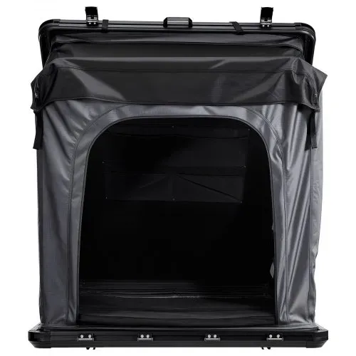 VEVOR Autodachzelt Hartschalen für 2-3 Personen, Campingzelt aus Aluminium mit Dreifarbiger LED-Beleuchtung & Fenster, Wasserfest & Windicht, für Jeep SUV Pickup, 2535 x 1320 x 1520 mm (Aufgeklappt) – Bild 9