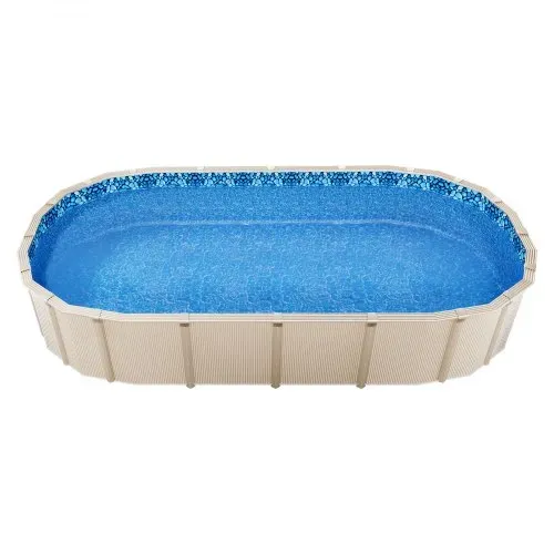 VEVOR Ovale Poolfolie, 732x366x147cm, Innenfolie, Ersatzfolie, Innenhülle, Schwimmbadfolie, Überlapp-Vinylfolie in Standardgröße, verschleißfest, für Aufstellpools mit 137 cm hohen Wänden – Bild 9