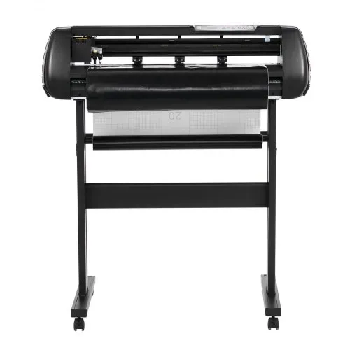 VEVOR Vinylschneidemaschine mit 72 cm max. Zufuhrbreite & Doppelklingen & LED-Anzeige, einstellbares Vinyl-Schneideplotter-Set mit Aufkleberbögen & Transferfolien & Signmaster-Software – Bild 9