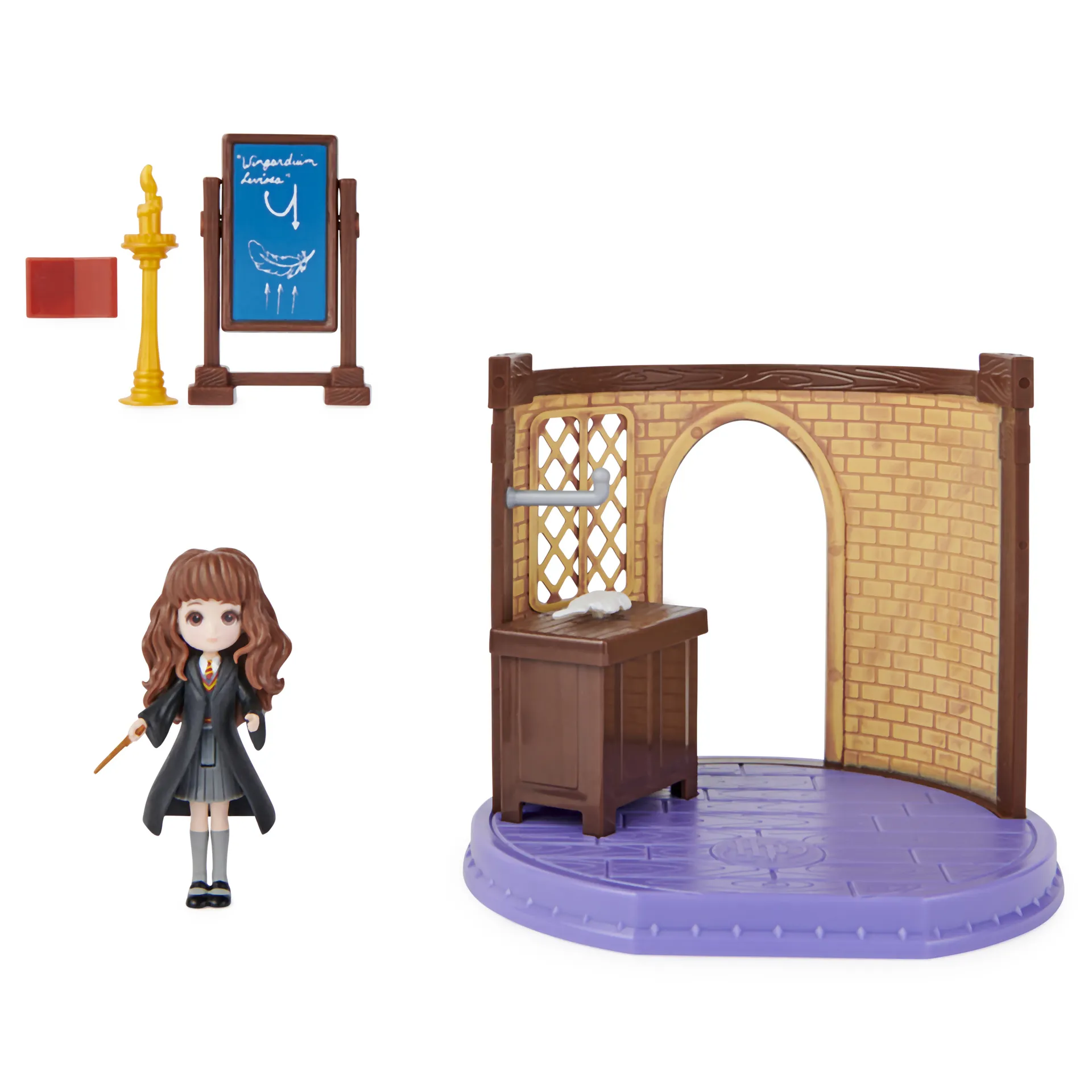 Wizarding World Harry Potter - Hogwarts Zauberkunst Klassenzimmer Spielset mit exklusiver Hermine Granger Sammelfigur – Bild 6