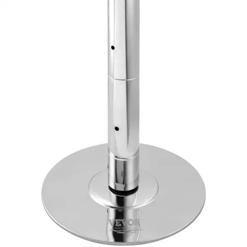 VEVOR Professionelle Tanzstange, Pole Dance Tanzstange Profi ca. 216,3-270 cm Höhenverstellbare Abnehmbare Fitnessstange Spinning Fitness Silber, Statische Tanzstange Fitnessstudios – Bild 8