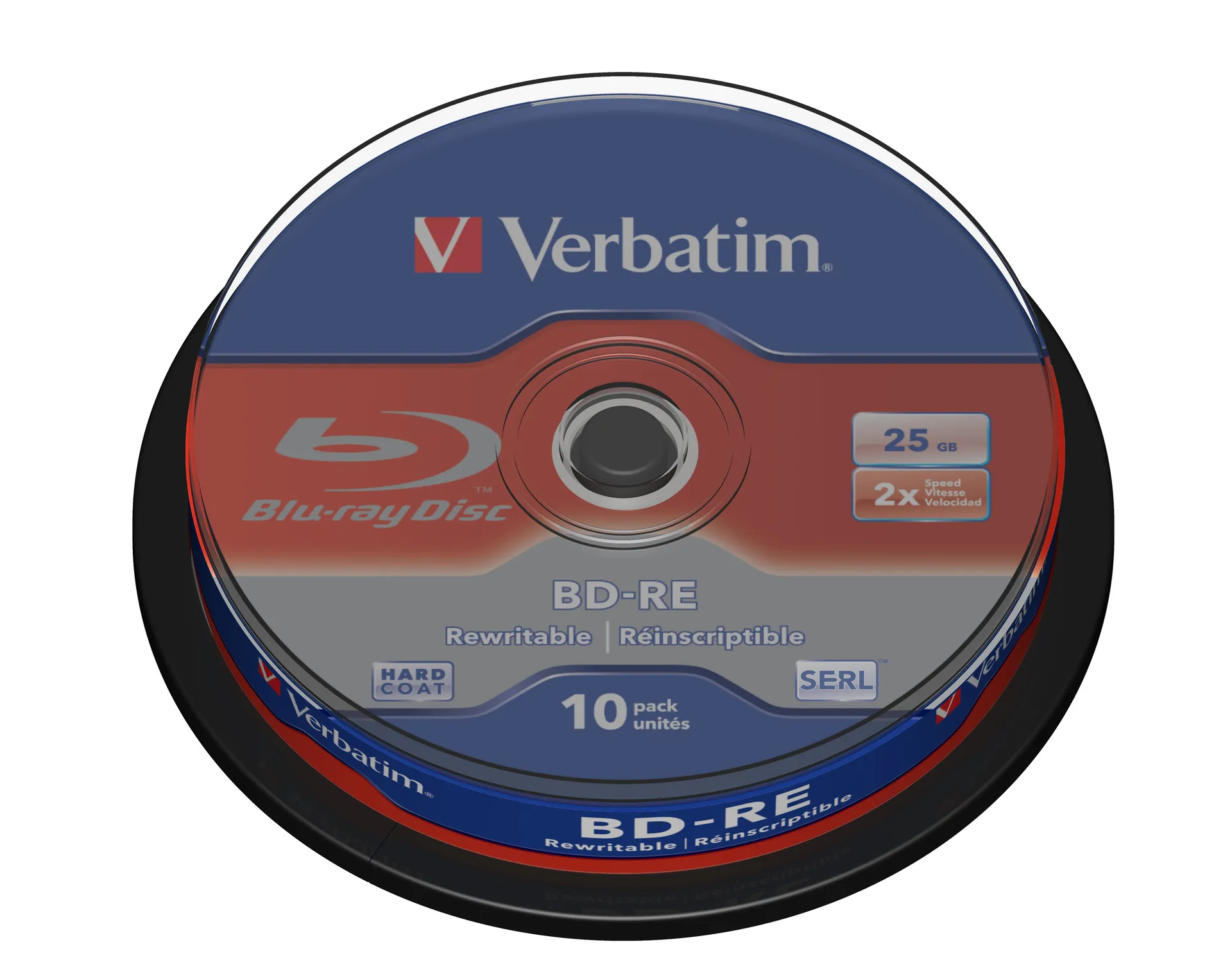 Verbatim BD-RE SL 25GB 2x 10 Pack Spindle 10 Stück(e) – Bild 2